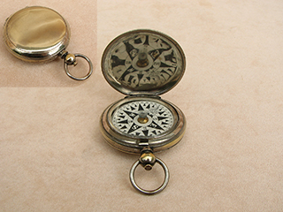 Late 19th Century large Hunter Cased pocket dial compass